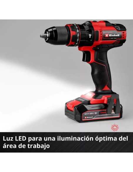 Taladro percutor a Batería EINHELL TE-CD 18/44 Li-i TE-CD - Batería y Cargador incluido