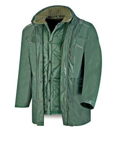 Parka triple uso METEO GALERNA verde 440 gr. Talla XXL