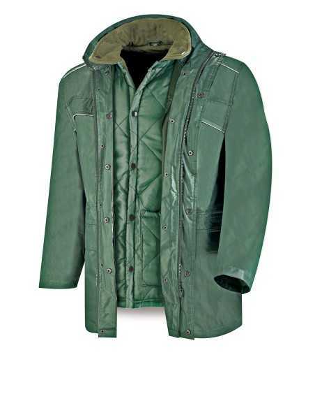 Parka triple uso METEO GALERNA verde 440 gr. Talla XL
