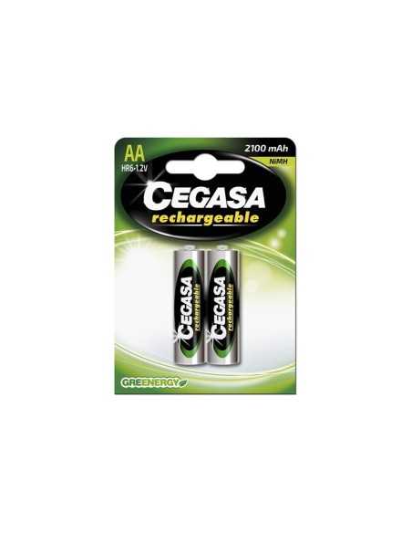 Pila Recarga CEGASA Tipo AA HR6 2100 mAh BL2