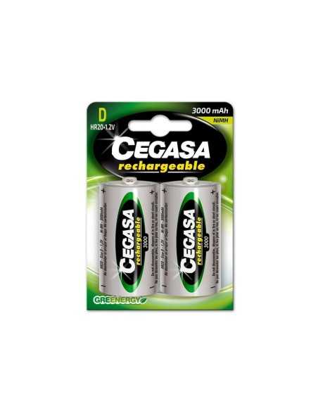 Pila Recarga CEGASA Tipo D HR20 3000 mAh BL2 ¡Compra ahora en Ferretería Cahersa!