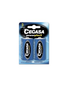 Pila Salina CEGASA Tipo D R20 BL2 ¡Compra ahora en Ferretería Cahersa!