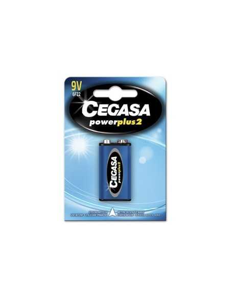 Pila Salina CEGASA PowerPlus 9V 6F22 BL1 ¡Compra ahora en Ferretería Cahersa!