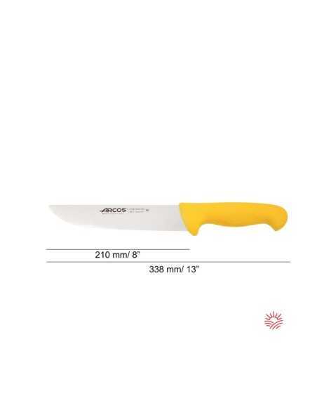 Cuchillo Carnicero Amarillo ARCOS Serie 2900 210mm