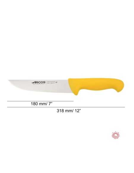 Cuchillo Carnicero Amarillo ARCOS Serie 2900 180mm