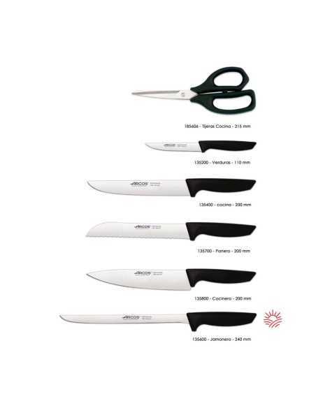 Juego de Cuchillos de Cocina ARCOS Serie Niza 6Pz