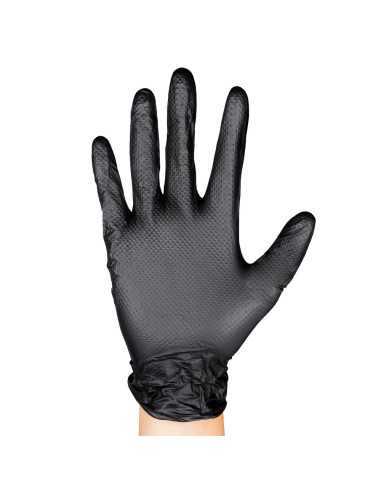 Guantes Negros Nitrilo JBM Desechables Grosor 7mil