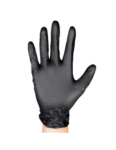 Guantes Negros Nitrilo JBM Desechables Grosor 7mil