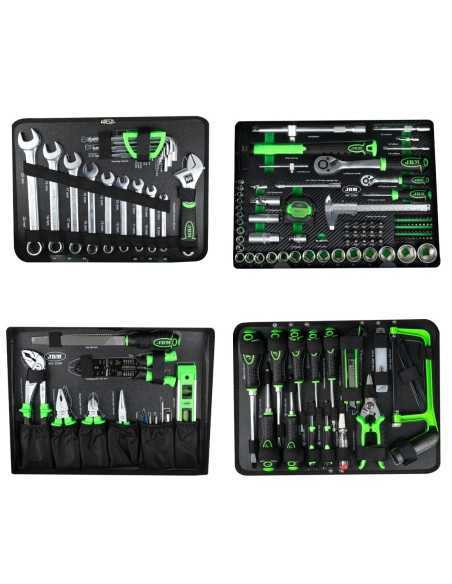 Maleta de Herramientas JBM ALuminio 159 PZS | Caja o carro de herramientas ALYCO resistente y funcional