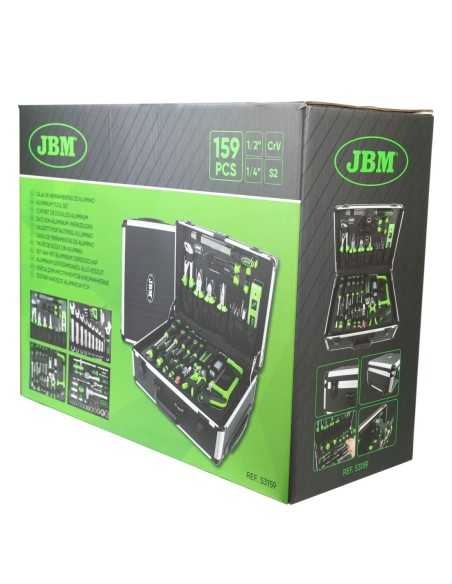 Maleta de Herramientas JBM ALuminio 159 PZS | Caja o carro de herramientas ALYCO resistente y funcional