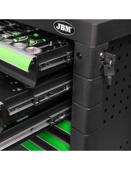 Carro con Herramientas JBM 7 Cajones Verde | Caja o carro de herramientas ALYCO resistente y funcional