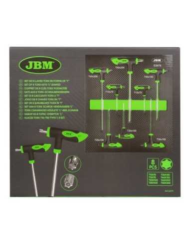 Llaves Torx JBM en forma de T Set 8Pz 53979