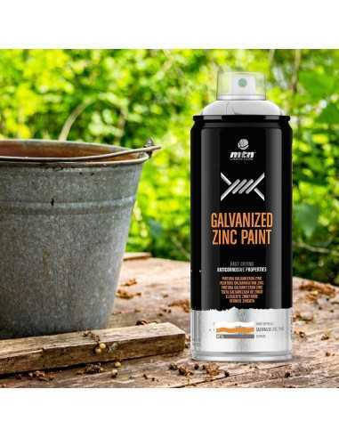 Pintura en Spray MTN GALVANIZADO EN FRIO ZINC MATE 400ML