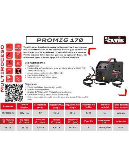 SOLD INVERTER MULTI 160A CEVIK