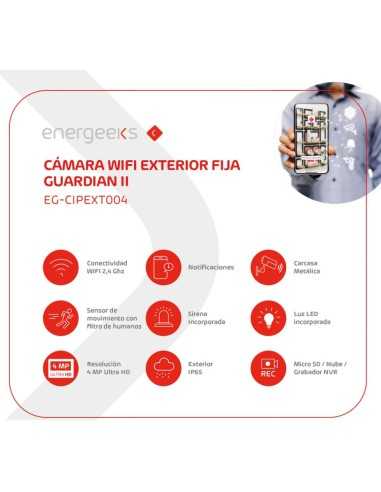 CAMARA WIFI FIJA EXTERIOR GARDIAN II CEVIK
