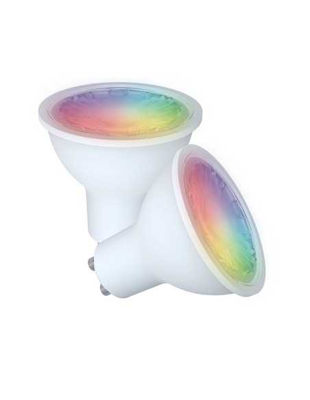 PACK 2 BOMBILLAS WIFI+BT 5W GU 10 CEVIK *OFERTA*