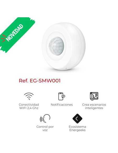 SENSOR DE MOVIMIENTO + CREPUSCULAR WIFI CEVIK *OFERTA*