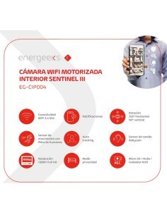 CAMARA WIFI INTERIOR MOTORIZADA SENTINEL III CEVIK 2