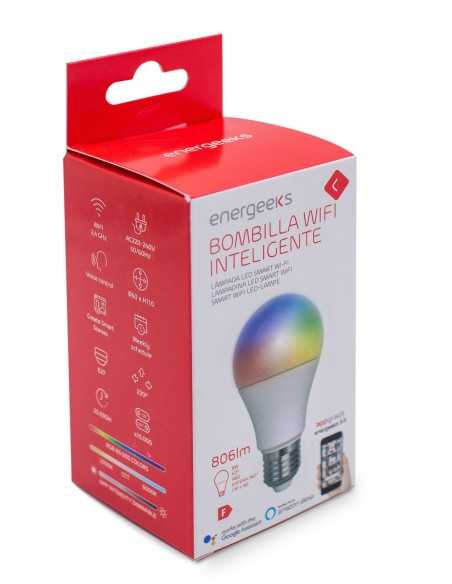 BOMBILLA WIFI A60 8W 806LM RGB+CCT+DIM CEVIK *OFERTA*