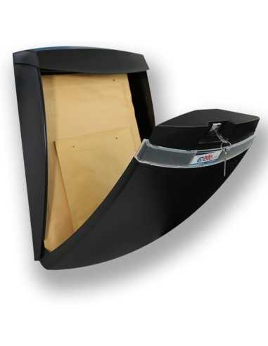 Buzón BTV GALAXY ABS NEGRO