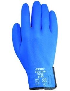 Guantes de nitrilo JUBA H5115BL AGILITY BLUE T-9