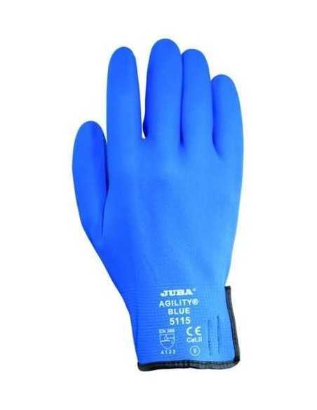 Guantes de nitrilo JUBA H5115BL AGILITY BLUE T-9