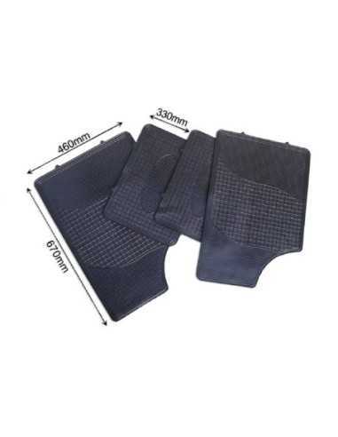Alfombrillas de Goma Universales para automóvil JBM 50585 4Pz
