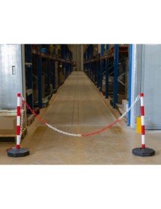 Cadena de Plástico Blanca/Roja JBM 5mt 53809 2