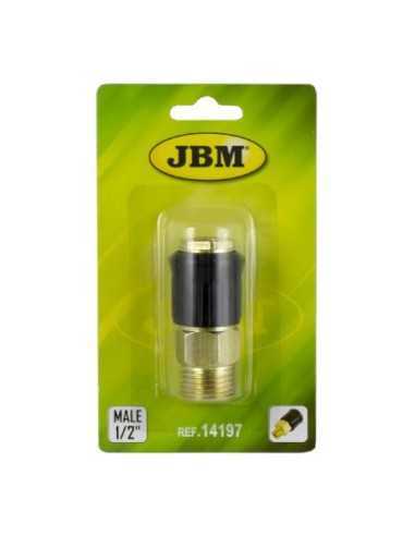 Conector Neumático JBM Rápido Universal JBM Hembra - Rosca Macho de 1/2"