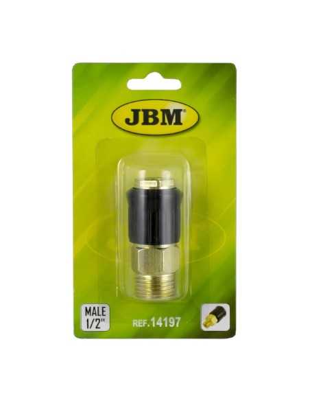 Conector Neumático JBM Rápido Universal JBM Hembra - Rosca Macho de 1/2"
