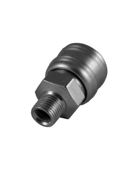 Conector Neumático JBM Hembra EUR- ROSCA Macho 1/4"