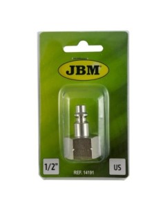 Conector Neumático JBM Macho US- ROSCA Hembra 1/2" 2