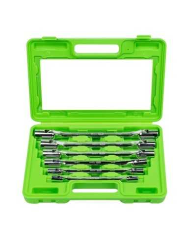 Llaves de Vaso Articuladas de Estrella 12C JBM Estuche con 6 Llaves | Caja o carro de herramientas ALYCO resistente y funcional