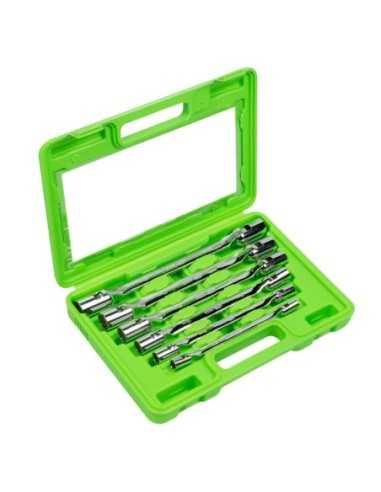 Llaves de Vaso Articuladas de Estrella 12C JBM Estuche con 6 Llaves | Caja o carro de herramientas ALYCO resistente y funcional
