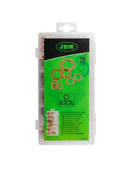 Arandelas de Cobre JBM Estuche 110 Pz