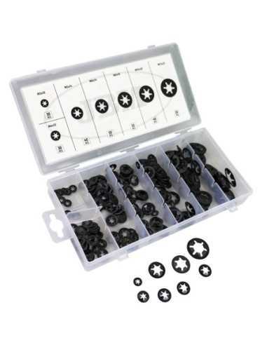 Arandelas Metálicas Dentadas JBM Estuche 260 Pz