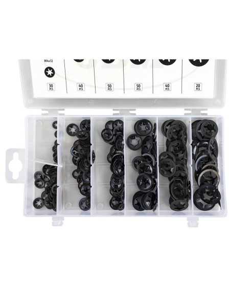 Arandelas Metálicas Dentadas JBM Estuche 260 Pz