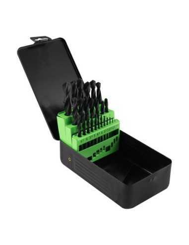 Brocas HSS Helicoidales HJM Estuche 1-13 mm 25 Pz 53855