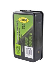 Brocas HSS Helicoidales HJM Estuche 1-13 mm 25 Pz 53856 2