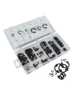 Arandelas Metálicas CriClpis Tipo E JBM Estuche 150 Pz 53348