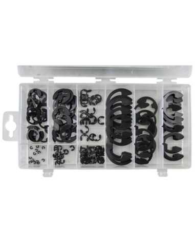 Arandelas Metálicas CriClpis Tipo E JBM Estuche 150 Pz 53348