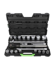 Estuche de Llaves de Vaso Hexagonales HJM 21 Pz 53727 | Caja o carro de herramientas ALYCO resistente y funcional