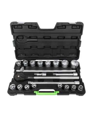 Estuche de Llaves de Vaso Hexagonales JBM 21 Pz 53727 | Caja o carro de herramientas JBM resistente y funcional