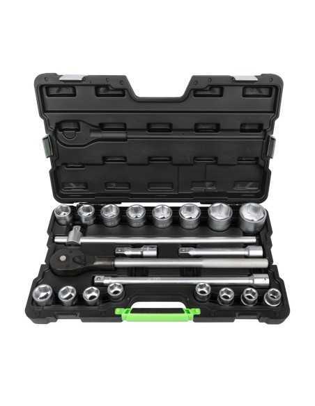 Estuche de Llaves de Vaso Hexagonales JBM 21 Pz 53727 | Caja o carro de herramientas JBM resistente y funcional