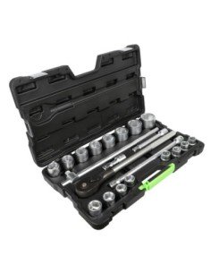 Estuche de Llaves de Vaso Hexagonales HJM 21 Pz 53727 | Caja o carro de herramientas ALYCO resistente y funcional 2