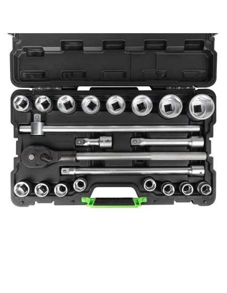 Estuche de Llaves de Vaso Hexagonales HJM 21 Pz 53727 | Caja o carro de herramientas ALYCO resistente y funcional