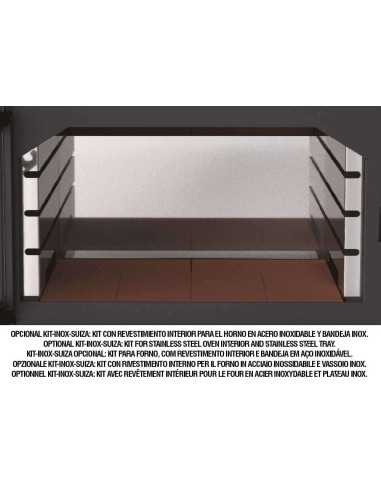 Estufa De Leña BRONPI Suiza Frontal Con Horn | Hogar Cahersa