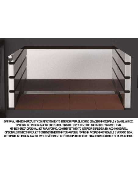 Estufa De Leña BRONPI Suiza Frontal Con Horn | Hogar Cahersa