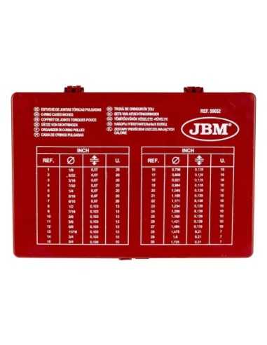Juntas Tóricas JBM Estuche 382 Pz Pulgadas