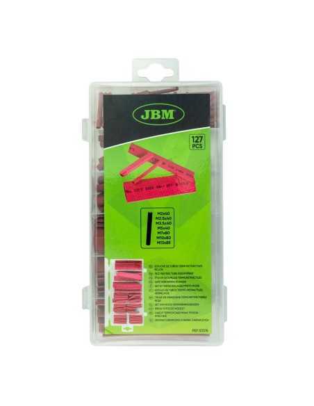 Tubos Termoretráctiles Aislantes Rojos HJM Estuche 127 Pz